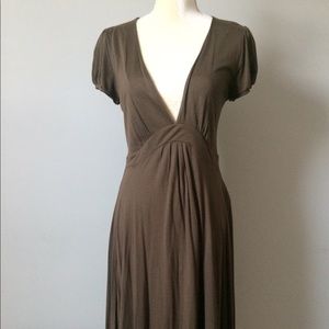 H&M Olive Green Flare Dress